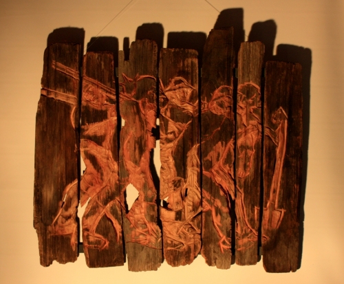 Schindelbild - Landarbeiter Schindelbild - Landarbeiter