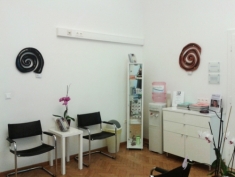 Claudia Renetzeder im Augenzentrum-Wien